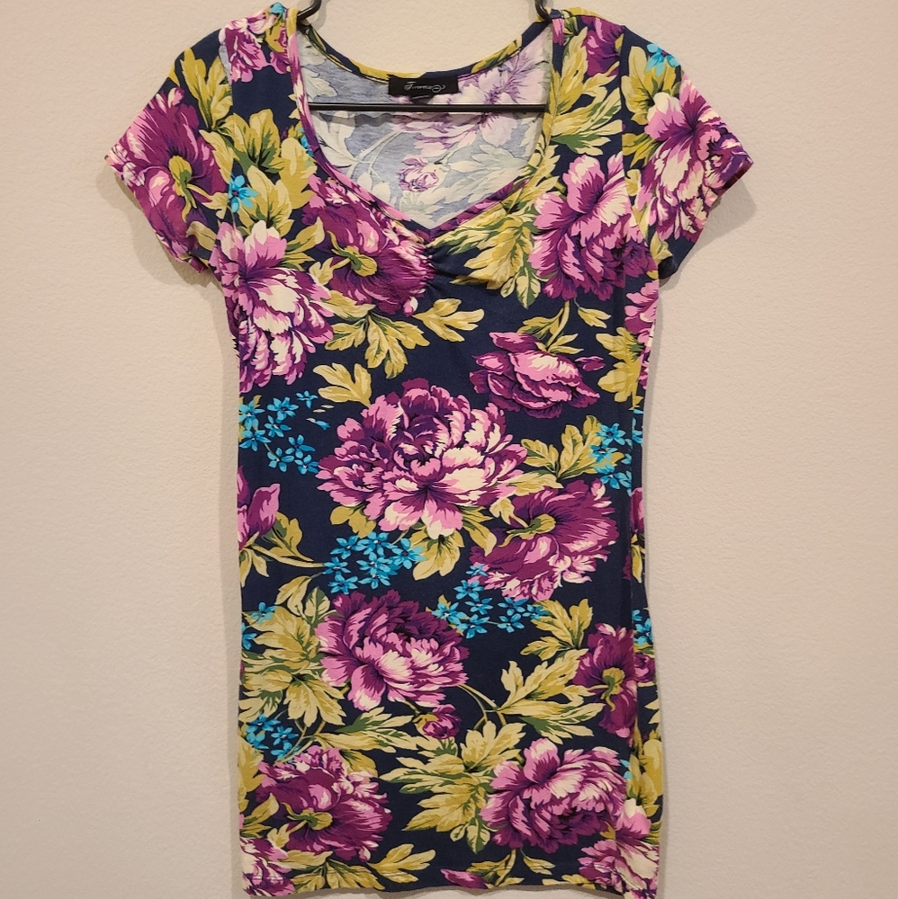 Flower print dress